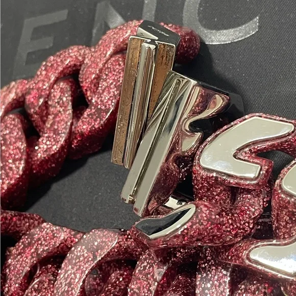 Givenchy Pink Medium Shading G Chain Necklace